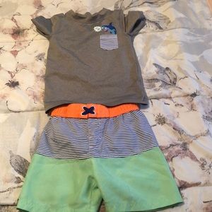 Boys swim short and shirt